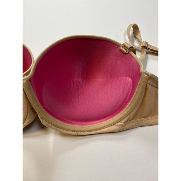 Victoria's Secret PINK Womens Where Everywhere Padded Push-Up Bra Beige Size 38C - Picture 6 of 9